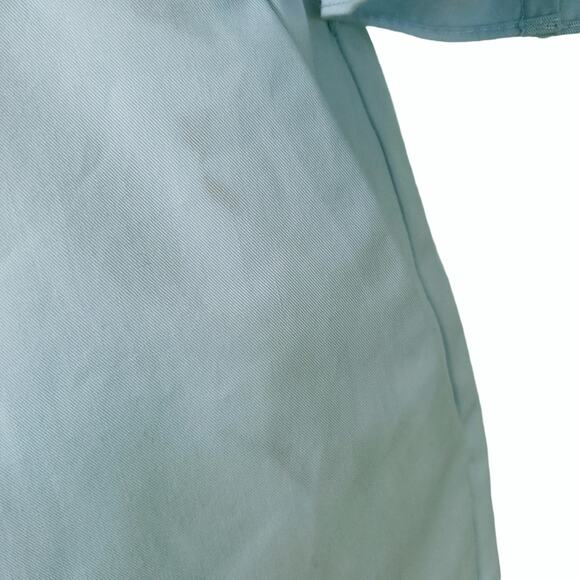 SANDRO Rosalyn colorblock pinstripe ruffle romper in blue sky Size 36 S 4 6 NEW - Picture 8 of 11